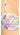 Mara Hoffman Women's Rainbow Bandeau Multi XS Mara Hoffman