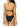 BCBG Womens Core Solids One-Piece Swimsuit Black 8 BCBGMAXAZRIA