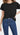 Madewell Women's Whisper Cotton Rib Crewneck Tee, Black, S Madewell