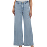 KUT from the Kloth Womens Jean High Rise Wide Leg Light Wash Size 18 KUT from the Kloth