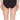 Michael Kors Shirred Bikini Bottoms Black SM Michael Kors
