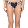 Mara Hoffman Women's Samba Low Rise Bikini Bottom, Black/Blue, XS Mara Hoffman