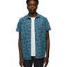 prAna Stimmersee Shirt Slim Fit High Tide Blue Stretch Size L prAna