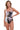 Amalfi Coast Square Neck Womans One Piece Multi Black  size 10 Gottex