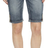 Tribal Women's Pull On Short with Side Leg Detail Denim, mediumwash, 0 Tribal
