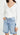 Vince Long Sleeve Wrap Top Off-White Size L Vince