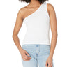 Madewell Brightside Randy One Shoulder Tank Eyelet White XL (Women's 14-16) Madewell