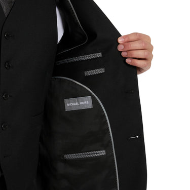 Michael Kors Black Plain Classic Sport Coats|Black,50R