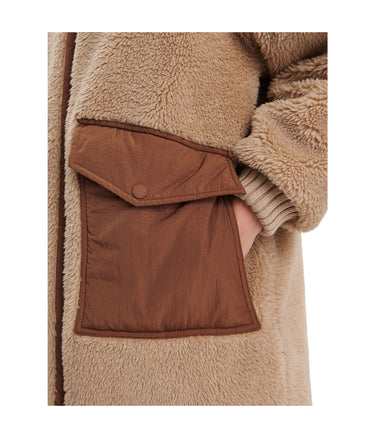 Varley Women's Theia Reversible Coat, Light Taupe/Cocoa Dust, L