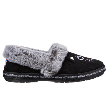 Skechers Women's Too Cozy-Meow Pajamas Slipper, Black, Size 7.5