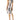 Sam Edelman Women's Sleeveless Floral Stripe Scuba Dress, Ivory Multi, 4 Sam Edelman