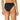 BCBG MAXAZRIA Women's Standard Rouched Soft Band Hipster Bikini Bottom, Black, 4 BCBGMAXAZRIA