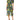 Sam Edelman Women's Long Sleeve Tropical Patterned Wrap Dress, Green Multi, 6 Sam Edelman