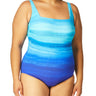 Gottex Women's Standard Shaped Square Neck One Piece Swimsuit, Twilight Multi Gottex