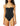 BCBG Womens Core Solids One-Piece Swimsuit Black 8 BCBGMAXAZRIA
