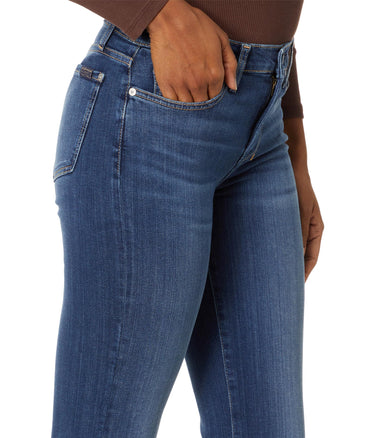 7 for All Mankind Women's Jeans Tailorless Dojo, Silovstry Size: 29