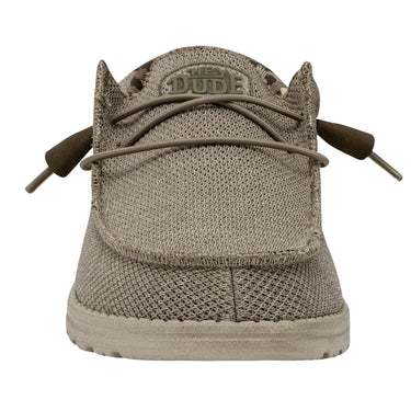 HEYDUDE Men's Wally Sox Slip On Shoe, Beige Size 12 Lightweight
