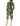 Sam Edelman Women's Long Sleeve Tropical Patterned Wrap Dress, Green Multi, 6 Sam Edelman
