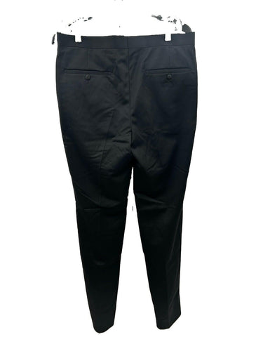 Michael Bastian classic men's black wool dress pants Clean Flat Size 38R-31W Michael Bastian
