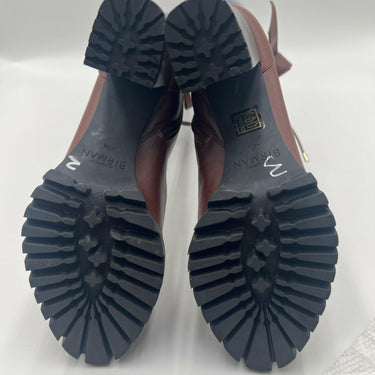 Women’s Alexandre Birman Evelyn Lace Up Brown Leather booties Size 40.5 Alexandre Birman