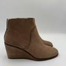 Lucky Brand Women's Zanta Bootie Ankle Boot Size Zip Brown Leather Size 8.5M Lucky Brand