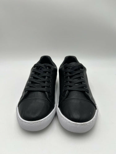 Women’s Moschino Low Top  logo-embossed leather sneakers Size 39