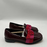 Kate Spade Leandra Patent Dark Merlot Multi Bow Loafer Womens SIZE 6 B kate spade new york