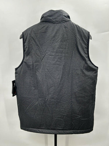 charcoal grey New Balance full-zip athletic Men’s vest Size S New Balance