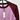 Heartloom Charlie Woman’s baseball sweater Twist Front Maroon Sleeves Size S Twist