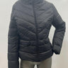 NWT Love Tree Women’s Full Zip Long Sleeve Puffer  Jacket, Color Balck Size M Love Tree