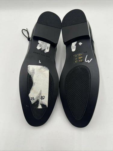 Saks Fifth Avenue Collection Silas black patent leather tuxedo oxford Size 7.5M Saks Fifth Avenue