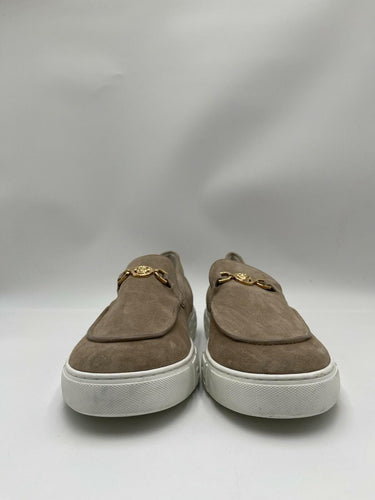Men’s Versace Medusa '95 Greca loafers in beige suede Size 44 Versace