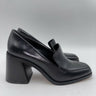 Vince Camuto CELSI Black Leather Square Toe Block Heel Slip On Pumps, Size 10 M Vince Camuto