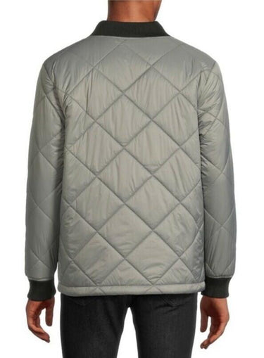 NWD SPYDER Men’s Quilted Bomber Jacket Grey Size M