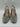 Women's Steve Madden Becka Sling Back Block Heel Pumps Gold/Silver Size 5.5M Steve Madden