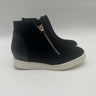Mix No. 6 HIEDI Black Fabric Side Zip Mid Top Wedged Sneakers Kids Size 2 M Mix No. 6