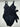 MagicSuit Woman’s sleek black wrap-front one-piece swimsuit tie knot Size 12 Magicsuit