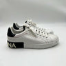Men’s Dolce & Gabbana Portofino leather sneakers in white Size 7 UK Dolce&Gabbana