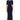 Xscape Women's Long Evening Gown 3/4 Sleeves,Cascading Ruffle, Midnight, 6 Xscape