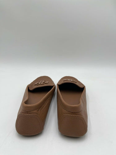 Women’s Tory Burch Lowell 2 Driver Loafers in tan Leather Size 5.5M