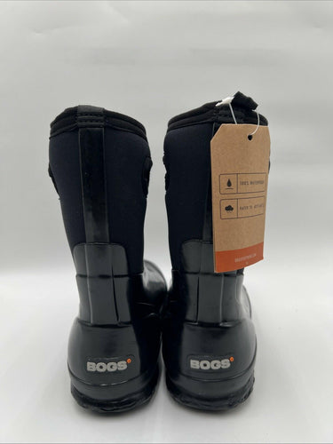Women’s BOGS classic Mid Handle Black Rubber Boots Size 9M Bogs