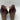 Women’s Born Oksana Brown Leather Buckle Strap Block Heels Size 8.5M Born