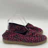 Saint Laurent pink and black canvas leopard print espadrilles Size 39 Saint Laurent