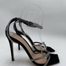 Women’s Gianvito Rossi crystal-embellished sandals Heels Black Suede Size 38 GIANVITO ROSSI