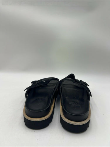 Men’s Vince Cypress Suede Sandals Black Size 7M/40