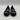 Rothy’s The Flat Limited Edition In Black Gold Toe Embroidery Size 5 Rothy’s