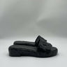 Valentino Garavani Atelier 03 Rose platform slide sandals black rubber Size 36 valentino