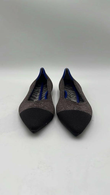 Rothy's The Point Twilight Metallic Dune Captoe Retired Ballet Flats Size 8 Rothy’s