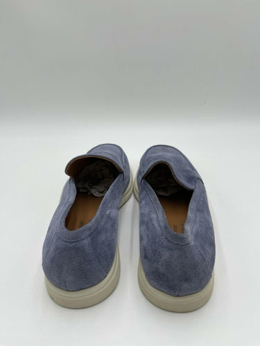 Men’s Saks Fifth Avenue Penny Loafers Blue Suede Size 7
