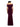 Xscape Long Over-The-Shoulder Dress Wine 8 Xscape